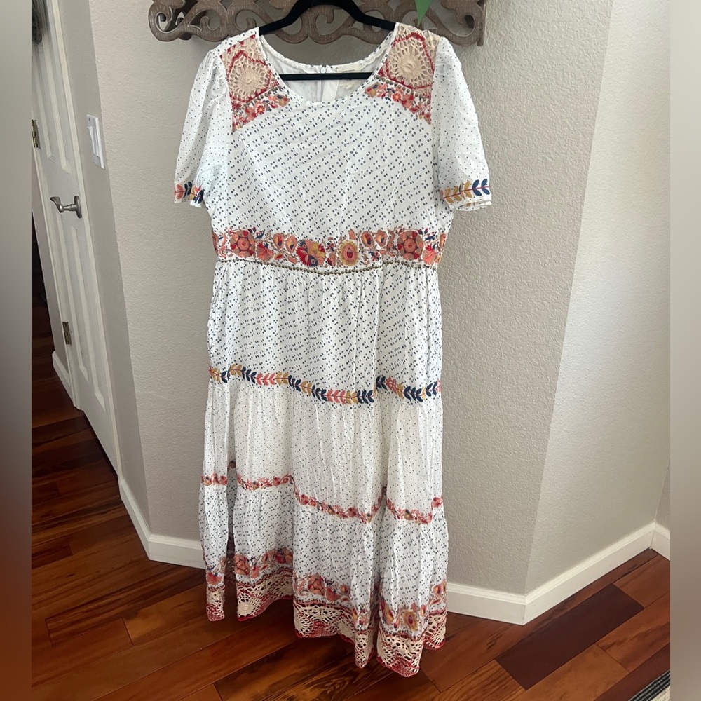 Bohme Embroidered Maxi Dress